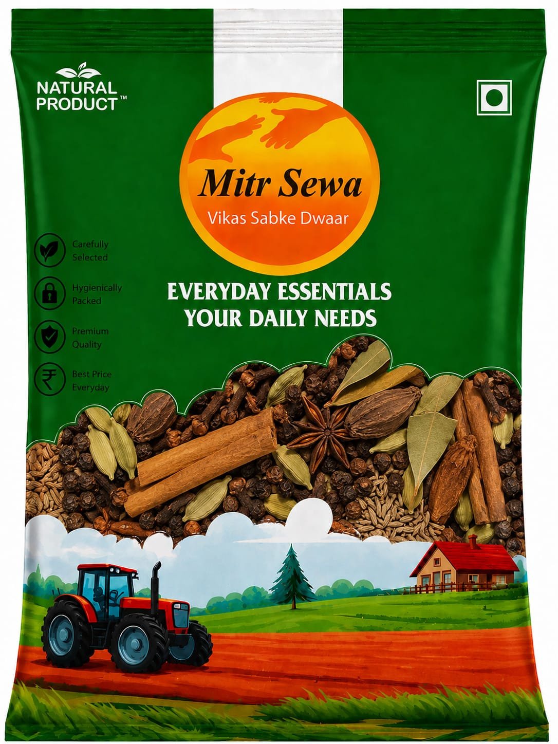 KHADA GARAM MASALA (WITHOUT JEERA SEED) खड़ा गरम मसाला
